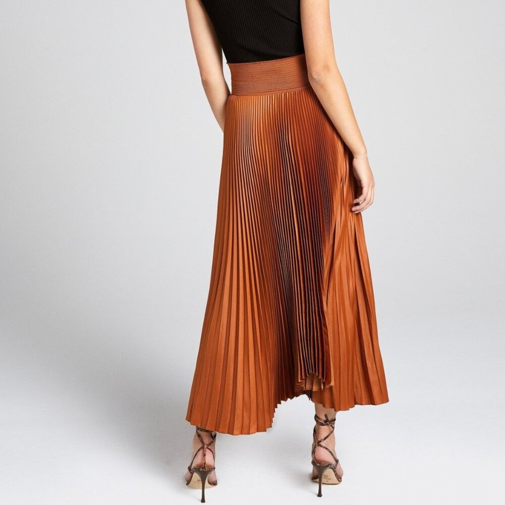 NWOT A.L.C. Demi skirt caramel sz 4 $595 - Picture 2 of 13
